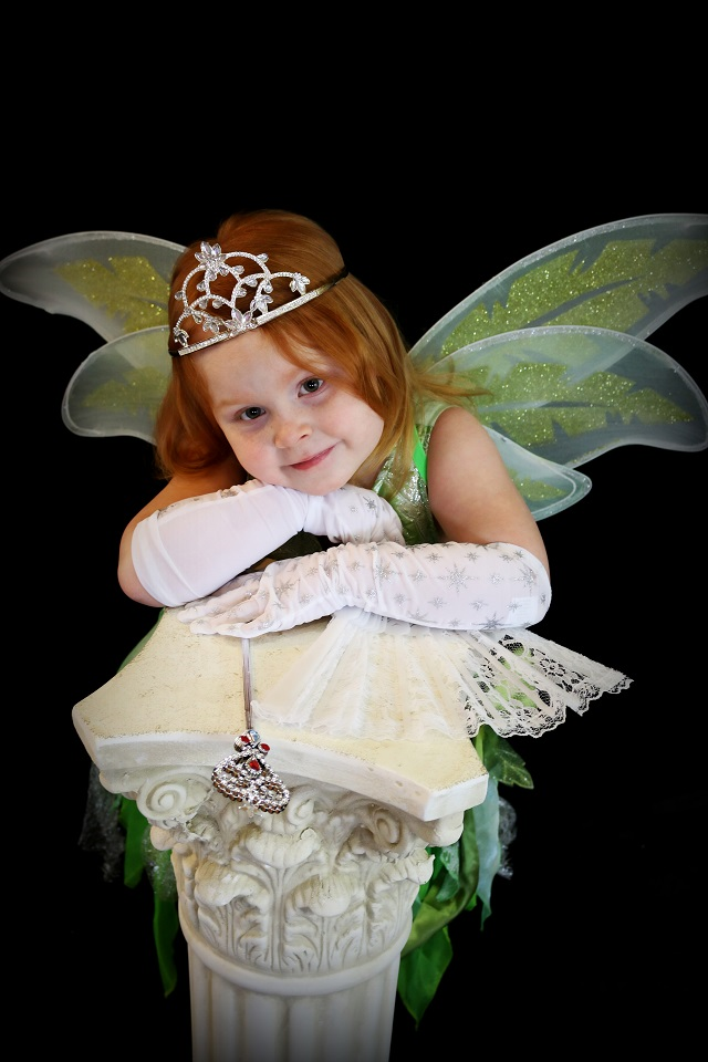 Children Themed, Little girl dressed as a fairy