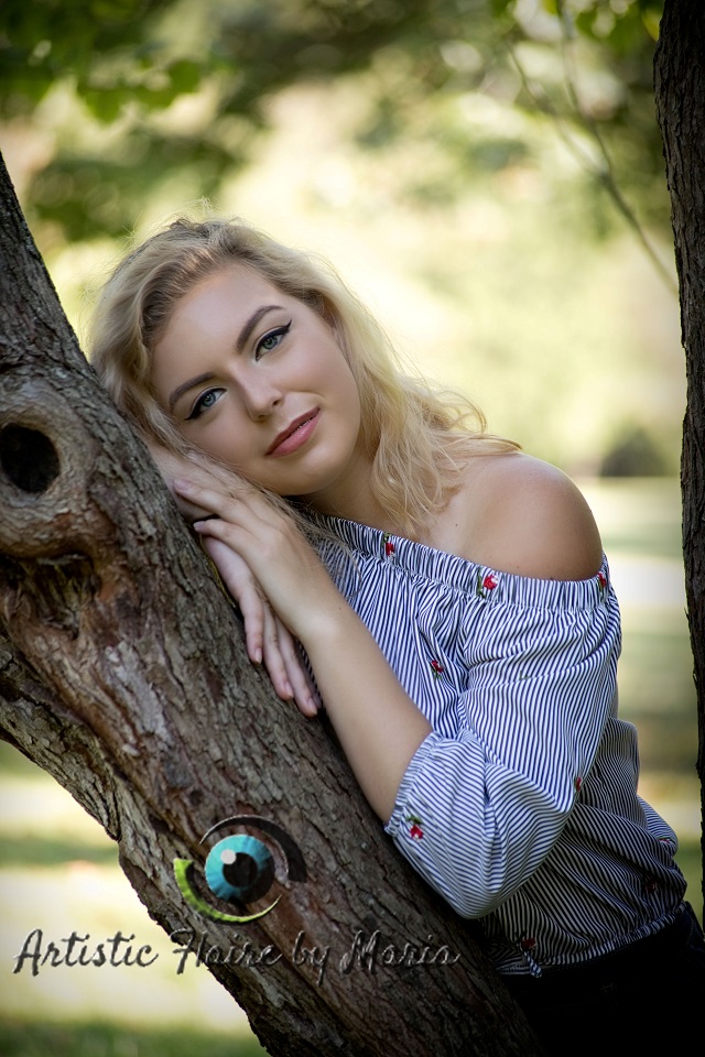 Model:  Emily Pfahl , Class of 2020, Sheridan High School, Ohio