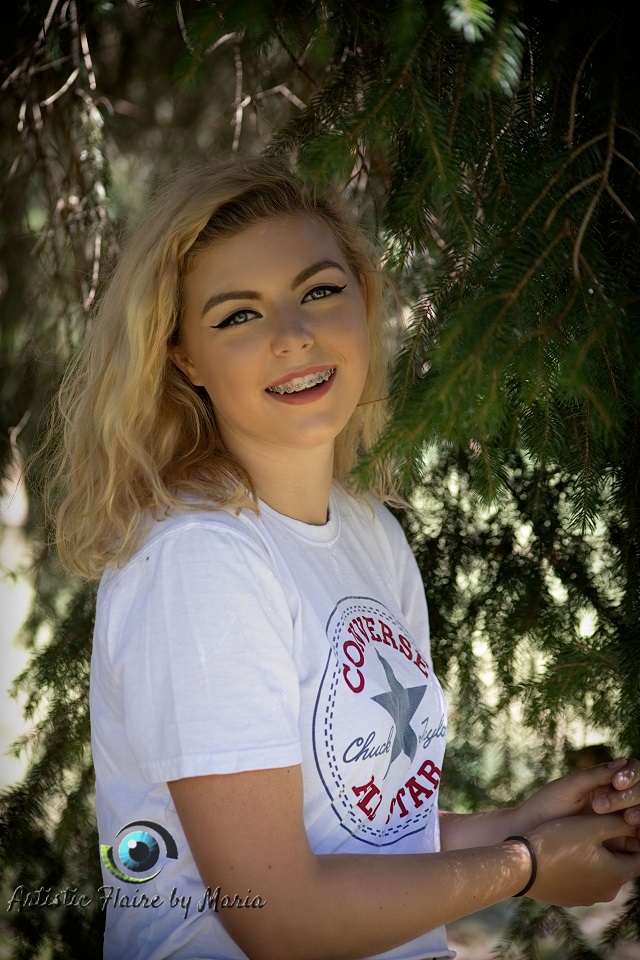 Model:  Emily Pfahl , Class of 2020, Sheridan High School, Ohio